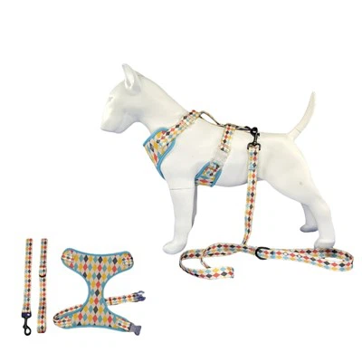 Szelki dla psa z siateczki z nadrukiem